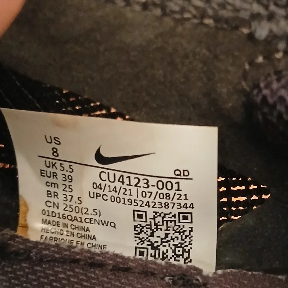 Nike Air Zoom Alphafly NEXT% Womens 8 Black Running Shoes Sneakers CU4123-001